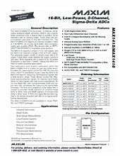 DataSheet MAX1416 pdf